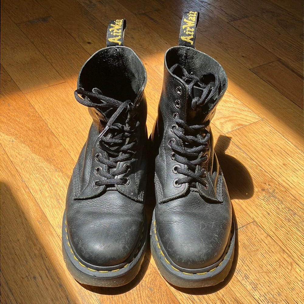 Dr. Martens Black Leather Boots